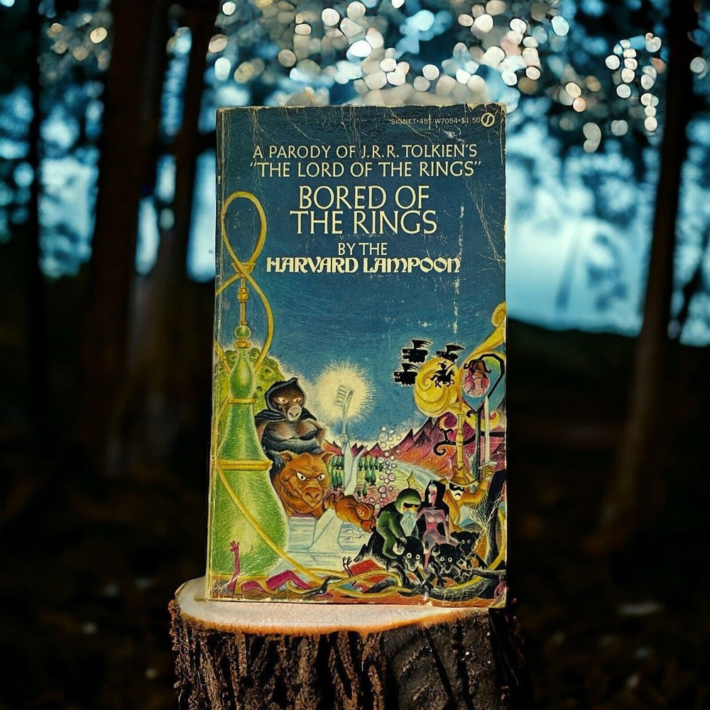 Bored Of The Rings LOTR Parody Harvard Lampoon 23rd Printing Paperback